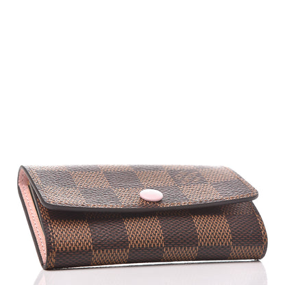 Louis Vuitton Damier Ebene Multicles 6 Key Holder Rose Ballerine 4 of 8