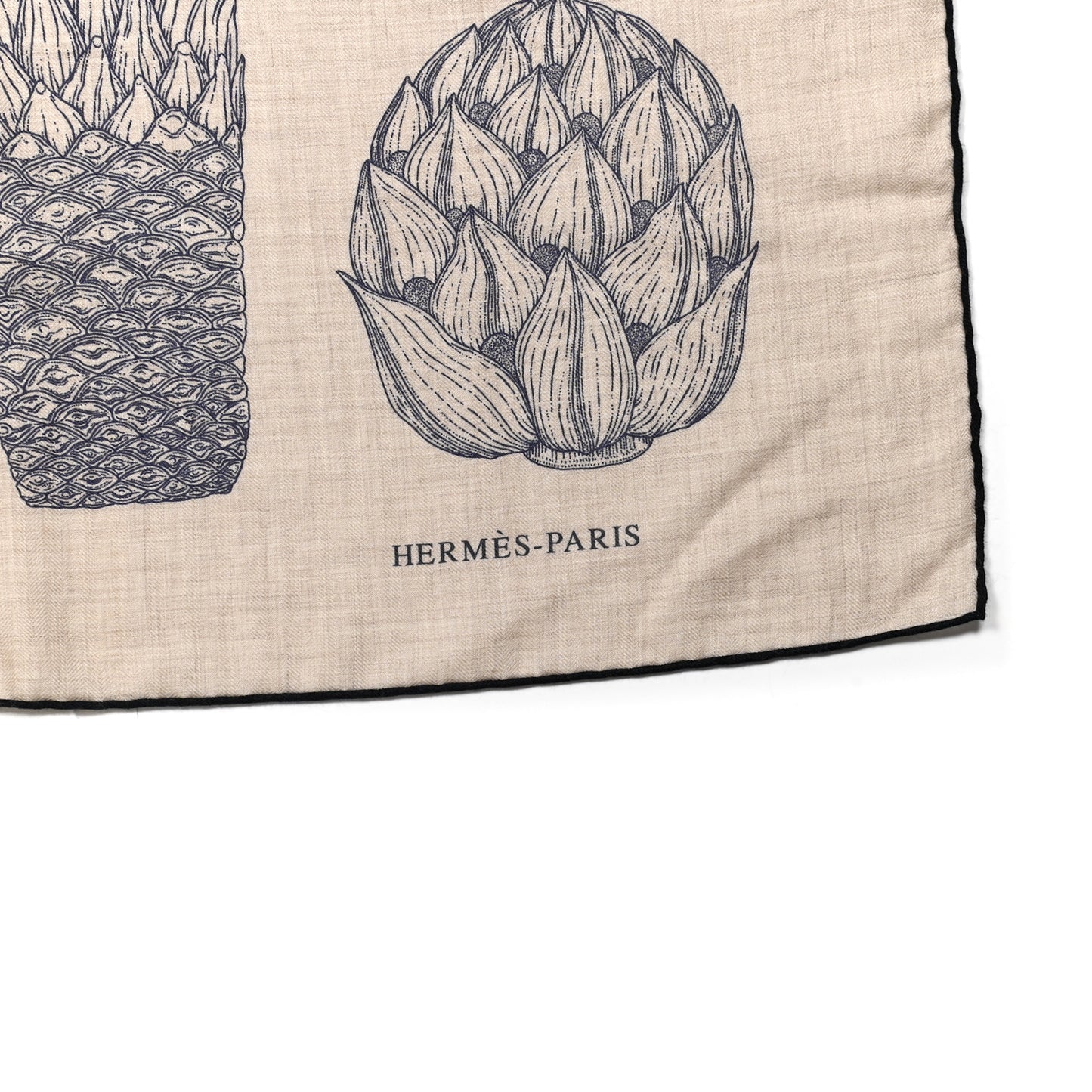 Cashmere Silk Index Palmarum Finesse Shawl 140 Naturel Bleu