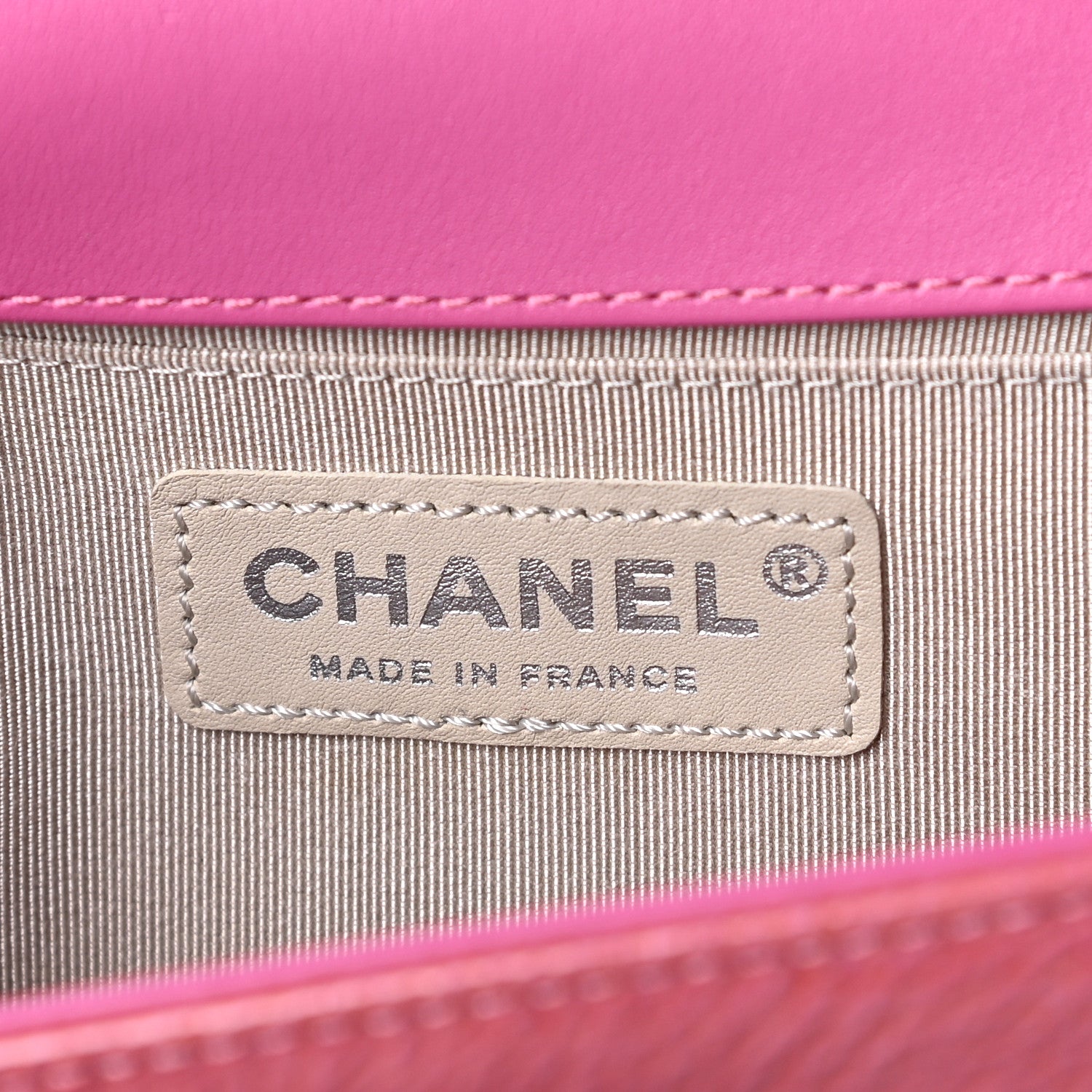 Chanel Distressed Patent Quilted Medium Boy Flap Pink 7 of 10
