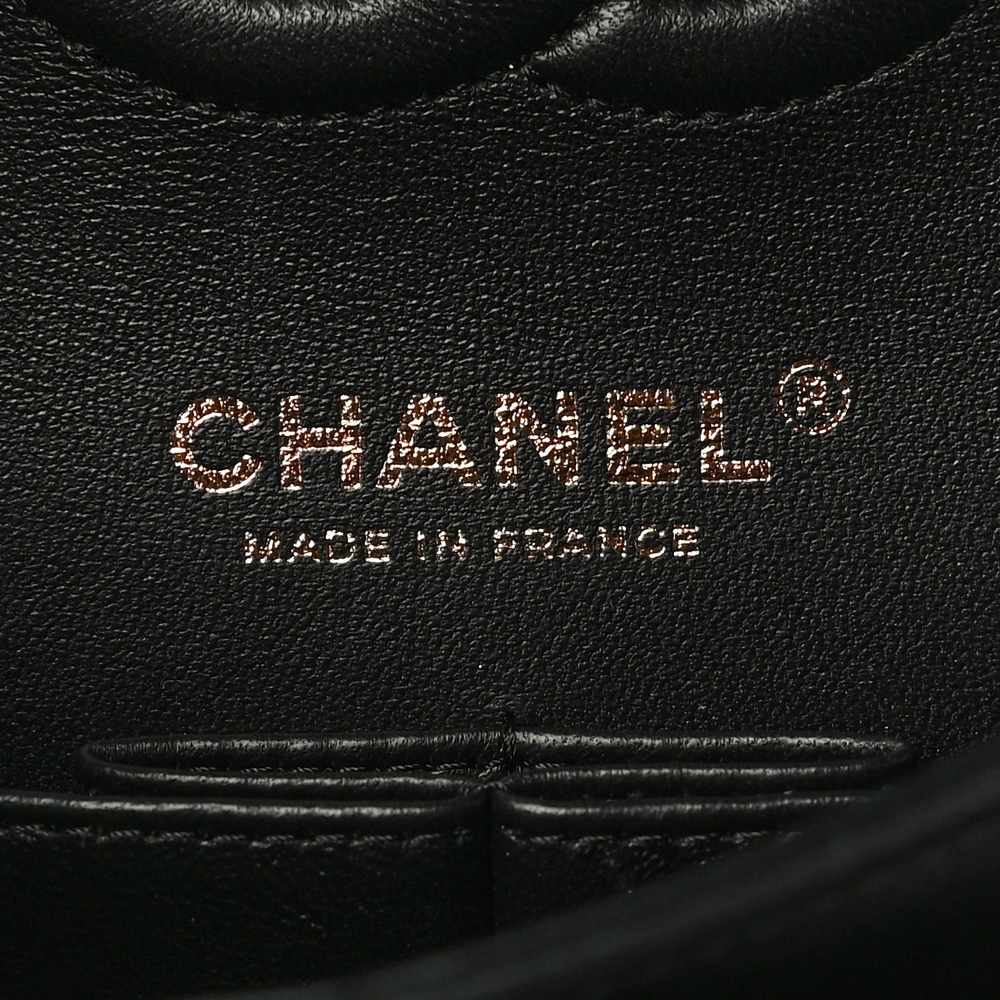 Lambskin Quilted Small Double Flap Black