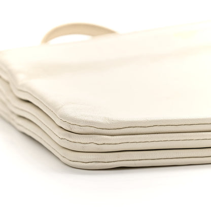 Celine Lambskin Small Trio Crossbody Bag White 10 of 13