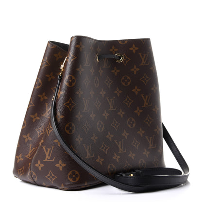 Louis Vuitton Monogram Neonoe MM Black 3 of 15