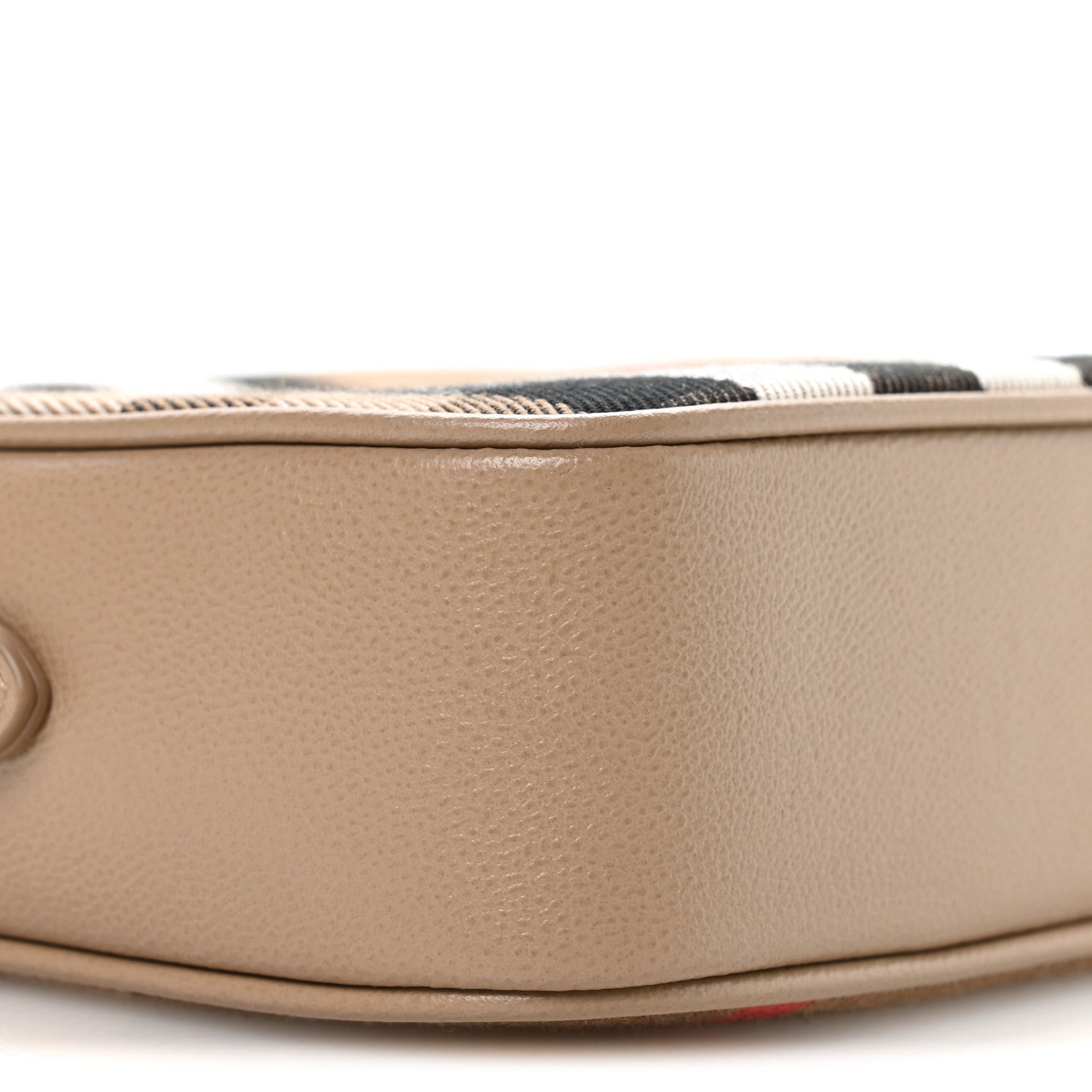 Burberry Calfskin House Check Small Camera Bag Chestnut Beige 10 of 12