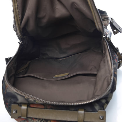 Valentino Garavani Nylon Camubutterfly Medium Rockstud Backpack Multicolor 5 of 8