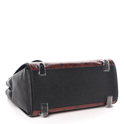 MCM Metallic Visetos Small Corina Shoulder Bag Scooter Red 4 of 9