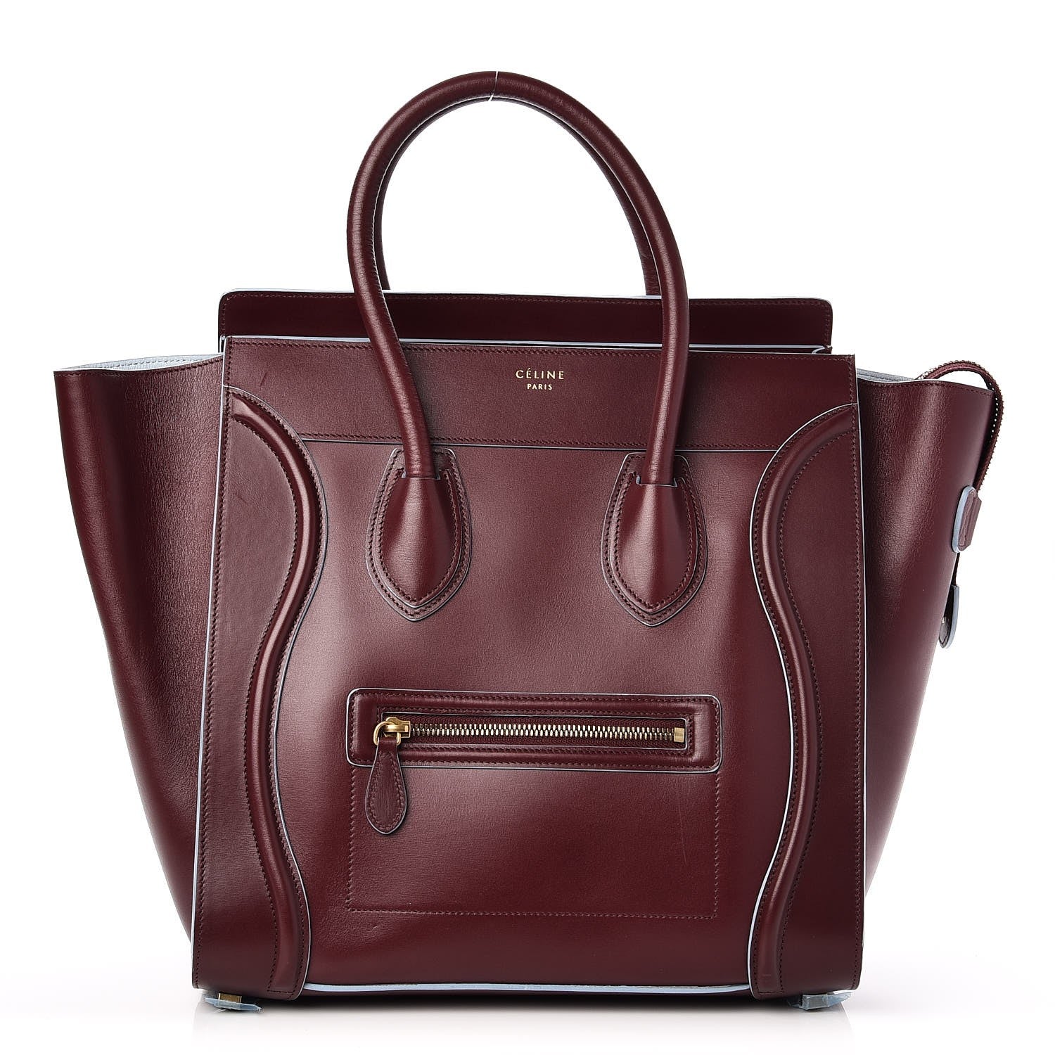 Celine Palmelato Mini Luggage Light Burgundy 1 of 7