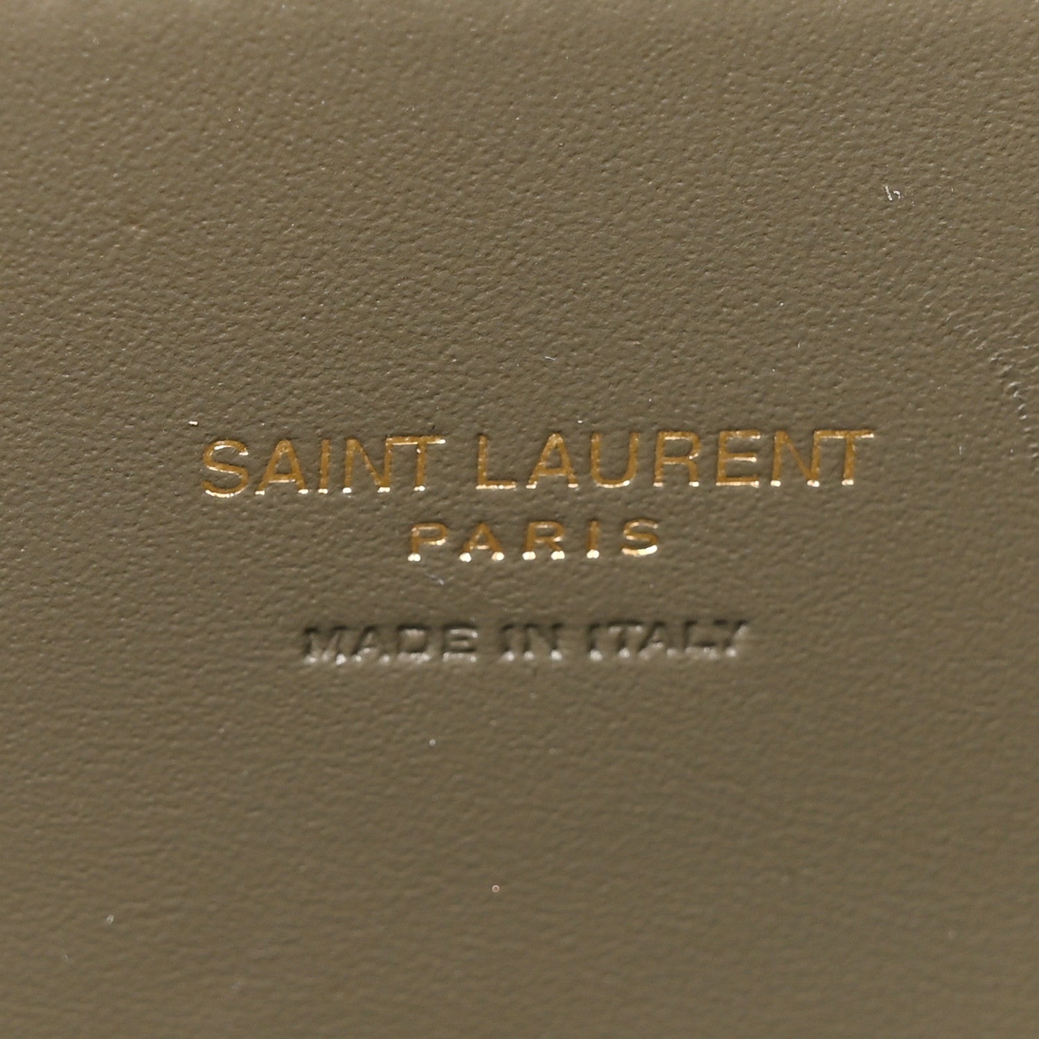 Saint Laurent Smooth Calfskin Suede Medium Reversible Monogram Kate Satchel Taupe 6 of 12
