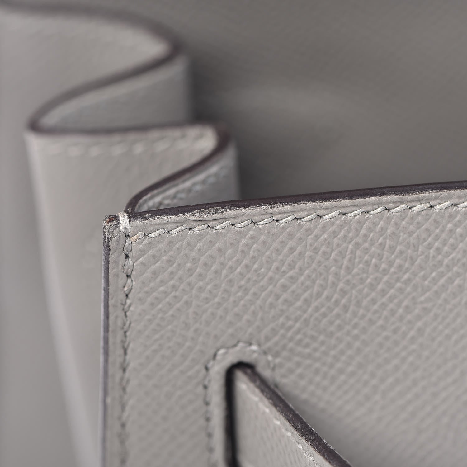 Hermes Epsom Kelly Sellier 32 Gris Mouette 37 of 47