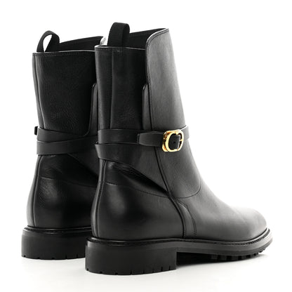 Christian Dior Calfskin Empreinte Ankle Boot 40 Black 4 of 8