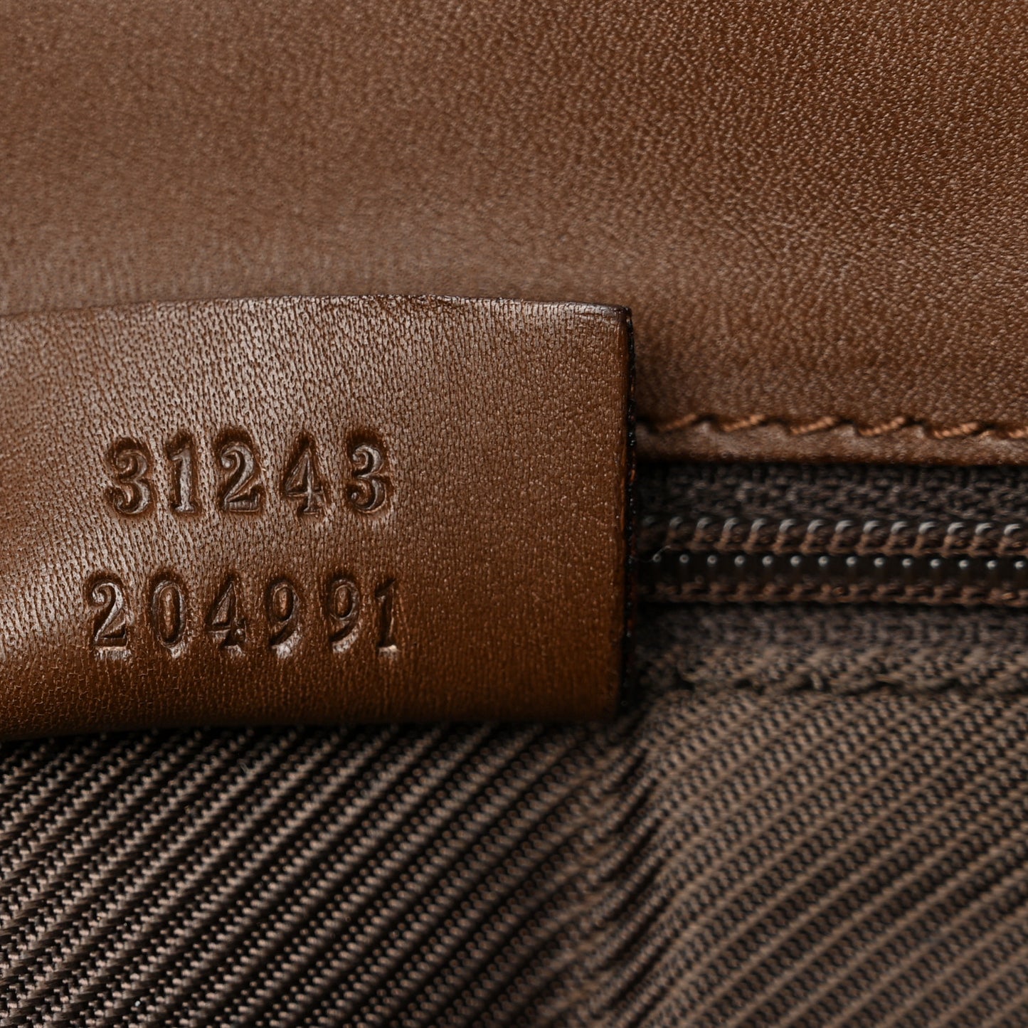 Monogram Large Bucket Tote Dark Brown
