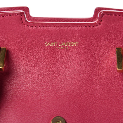 Saint Laurent Calfskin Small Classic Y Cabas Fuchsia 7 of 9