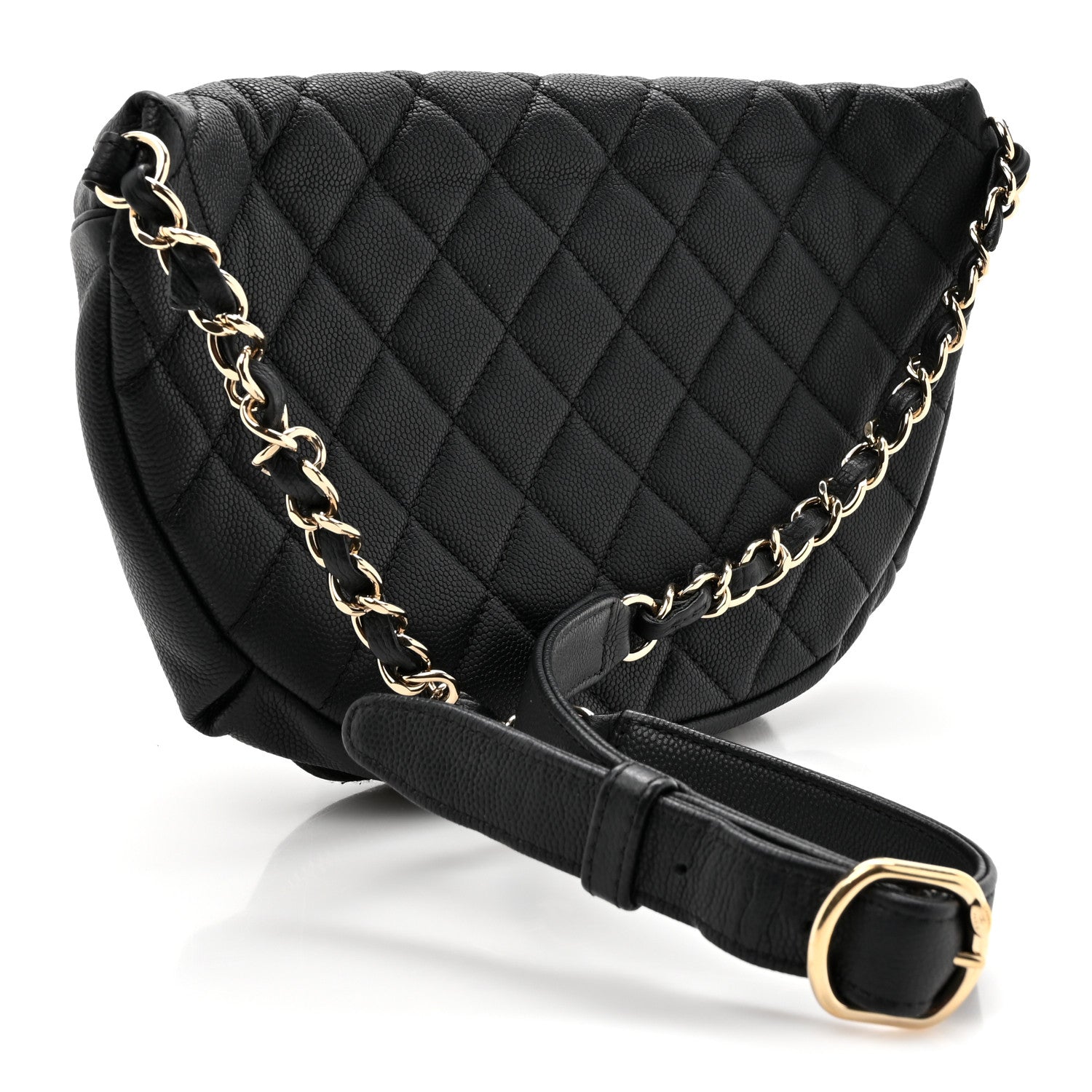 Chanel Caviar Quilted Business Affinity Waist Belt Bag Black 3 of 11