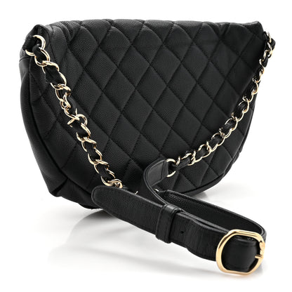 Chanel Caviar Quilted Business Affinity Waist Belt Bag Black 3 of 11