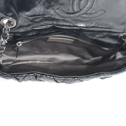 Chanel Glazed Calfskin Twisted Medium Flap Black 5 of 7