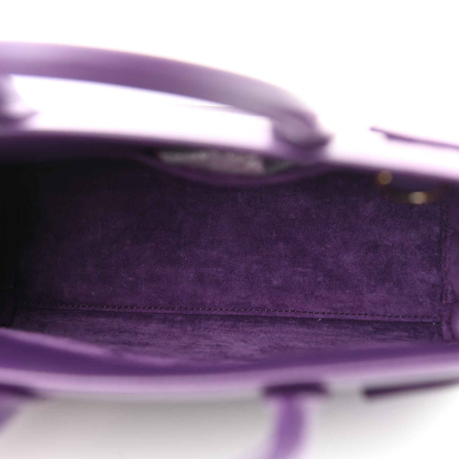 Saint Laurent Calfskin Nano Sac De Jour Purple 4 of 10