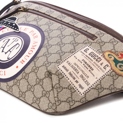 Gucci GG Supreme Monogram Courrier Belt Bag Beige New Acero 5 of 8