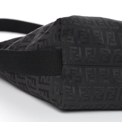 Fendi Zucchino Shoulder Bag Black 8 of 10