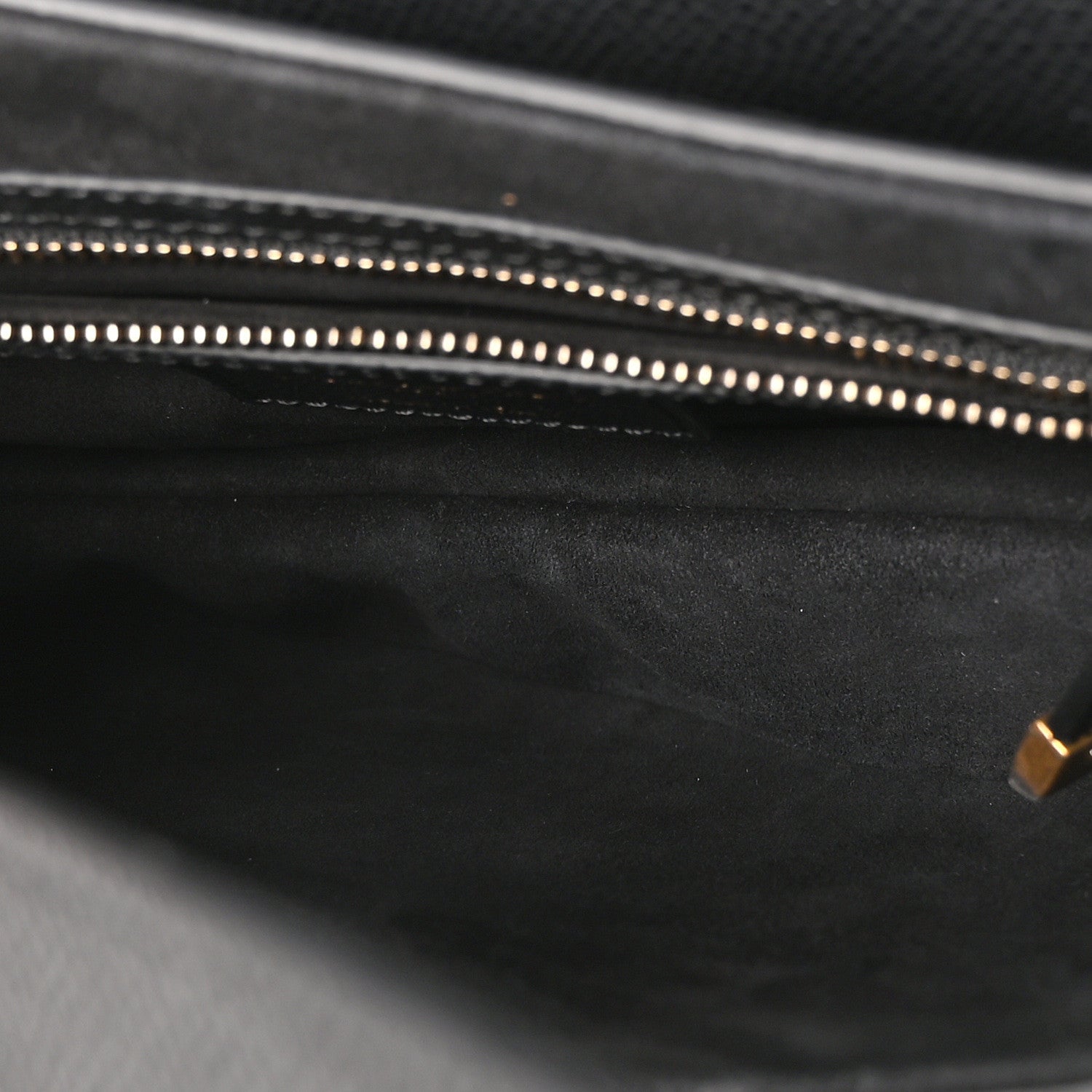 Christian Dior Grained Calfskin Saddle Bag Black 5 of 10