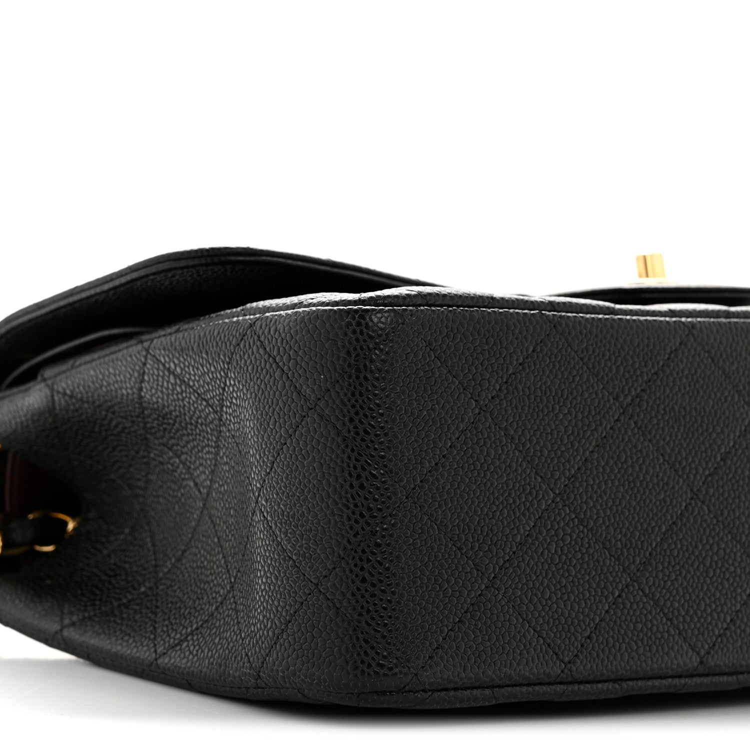 Chanel Caviar Quilted Jumbo Double Flap Black 9 of 15