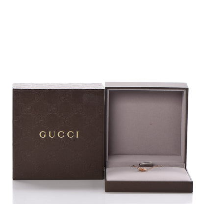 Gucci 18K Rose Gold Diamond Flora Necklace 7 of 7