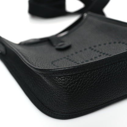 Hermes Taurillon Clemence Evelyne TPM Black 8 of 9