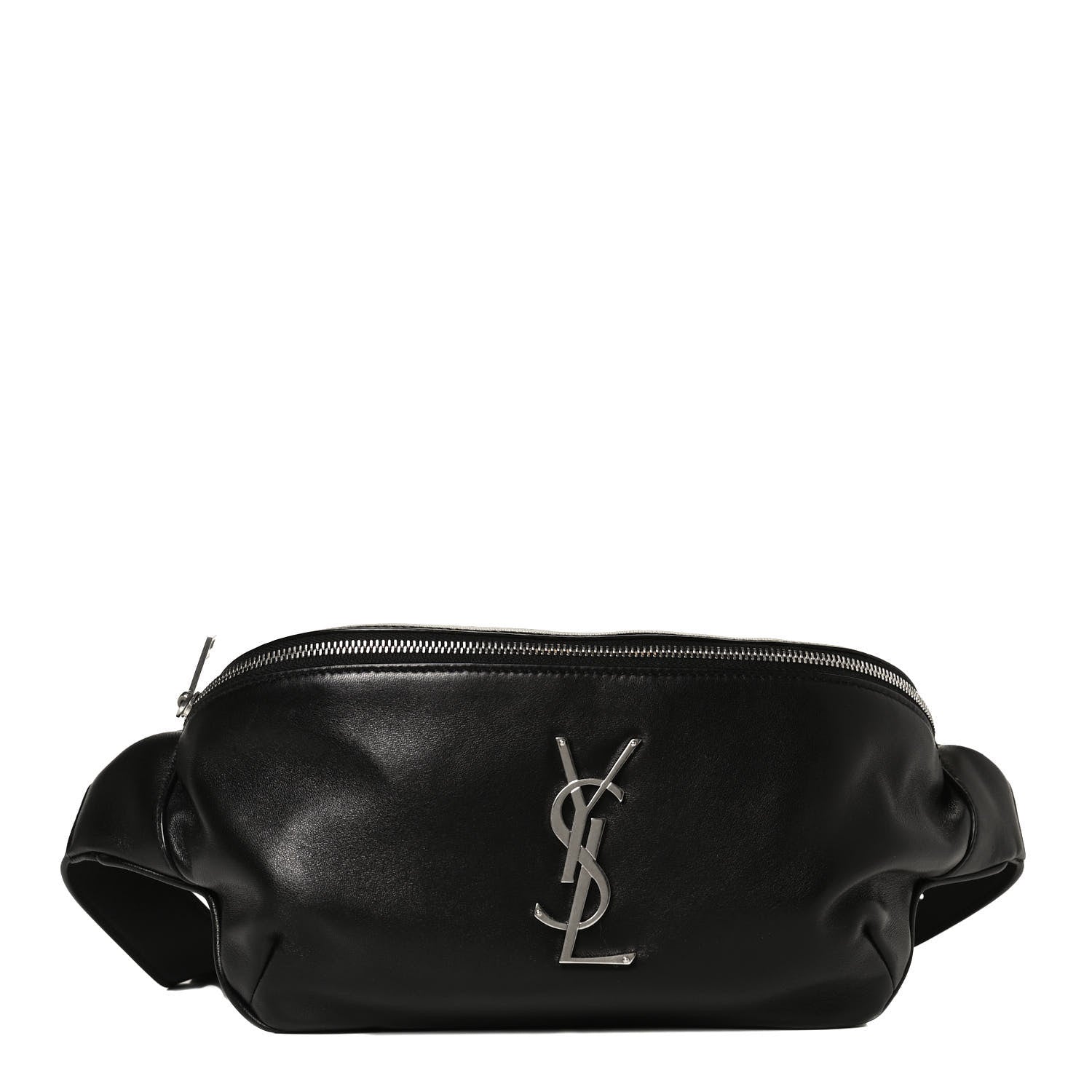 Saint Laurent Calfskin Monogram Belt Bag Black 1 of 10