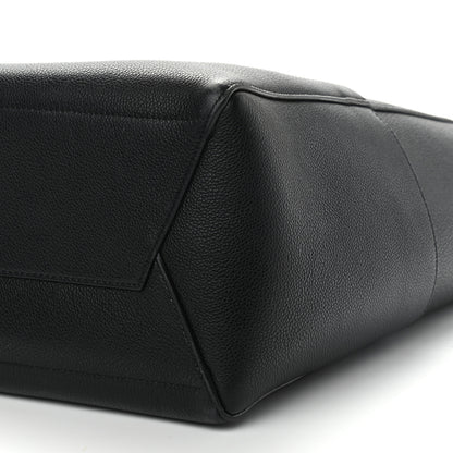Celine Soft Grained Calfskin Sangle Bucket Bag Black 6 of 9