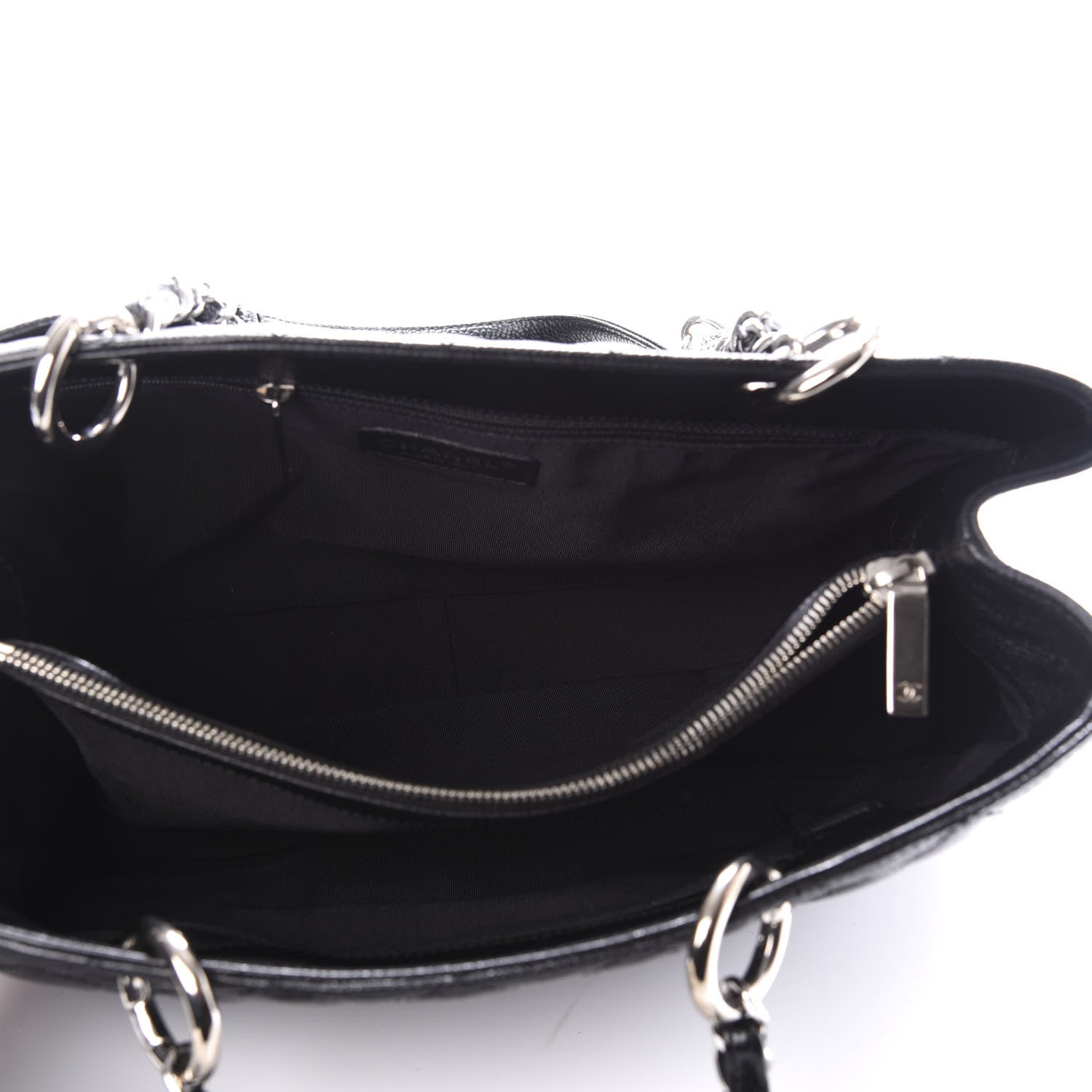 Chanel Caviar Quilted Grand Shopping Tote GST Black 5 of 9