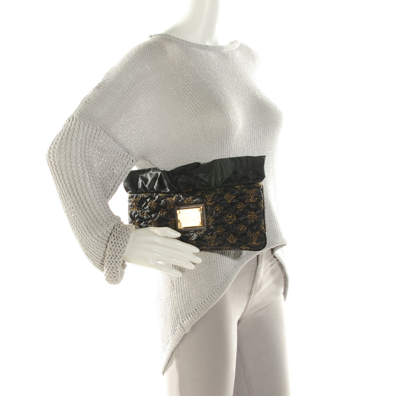 Louis Vuitton Pochette Devi MM Black 2 of 7