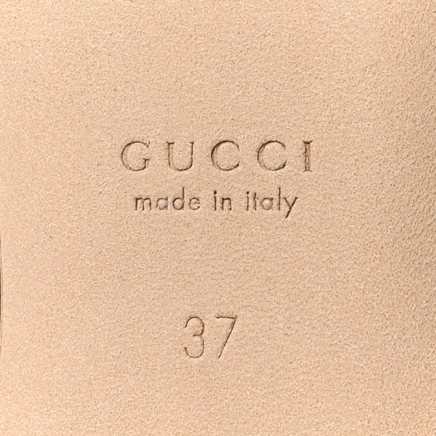 Gucci Kid Scamosciato Micro GG Monogram Horsebit Ballet Flats 37 Cuoio Dafne 7 of 9