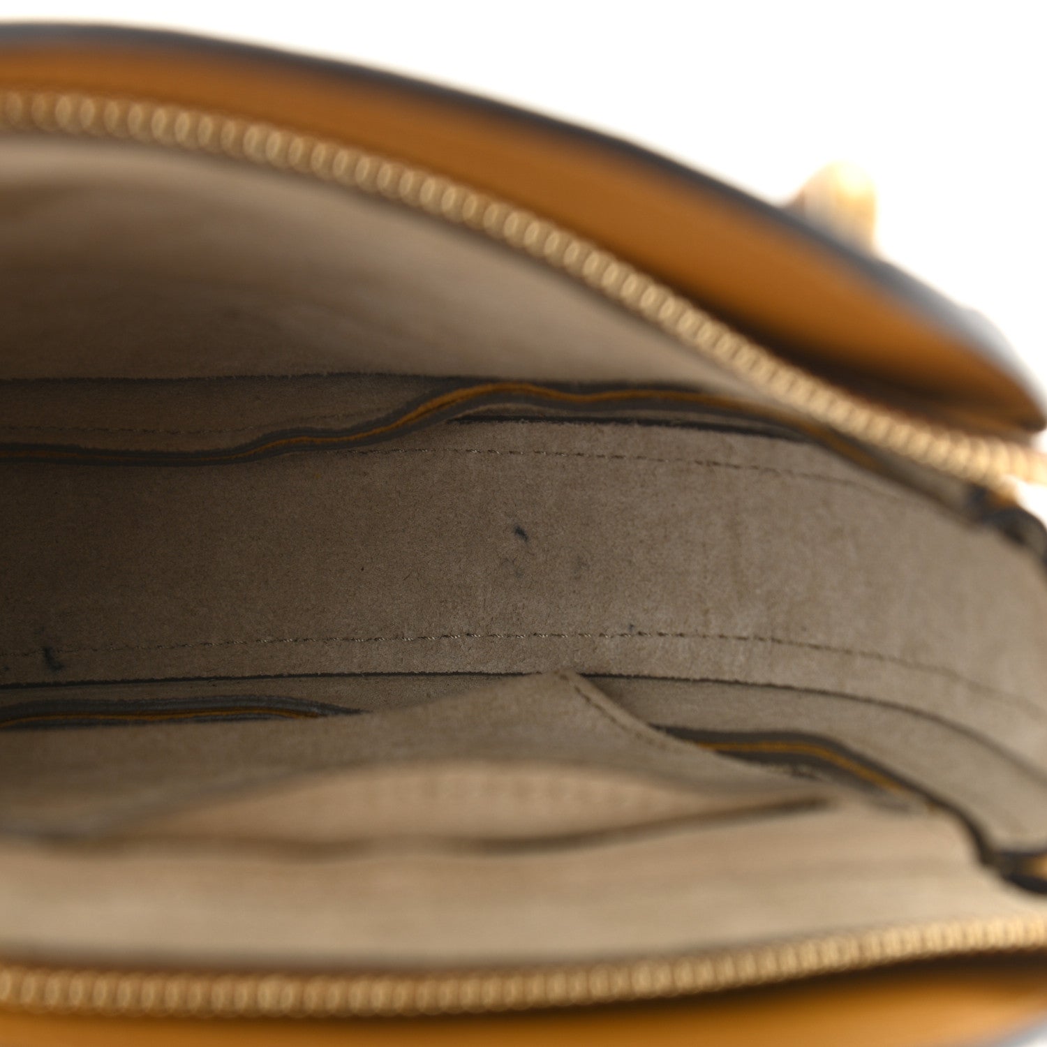 Chloe Calfskin Suede Small Pixie Bag Mustard Brown 17 of 17