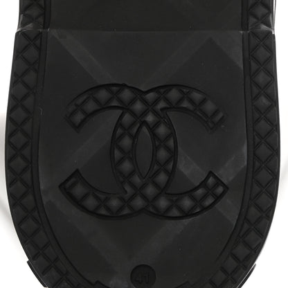 Chanel Caoutchouk CC High Boots 41 Black 7 of 12
