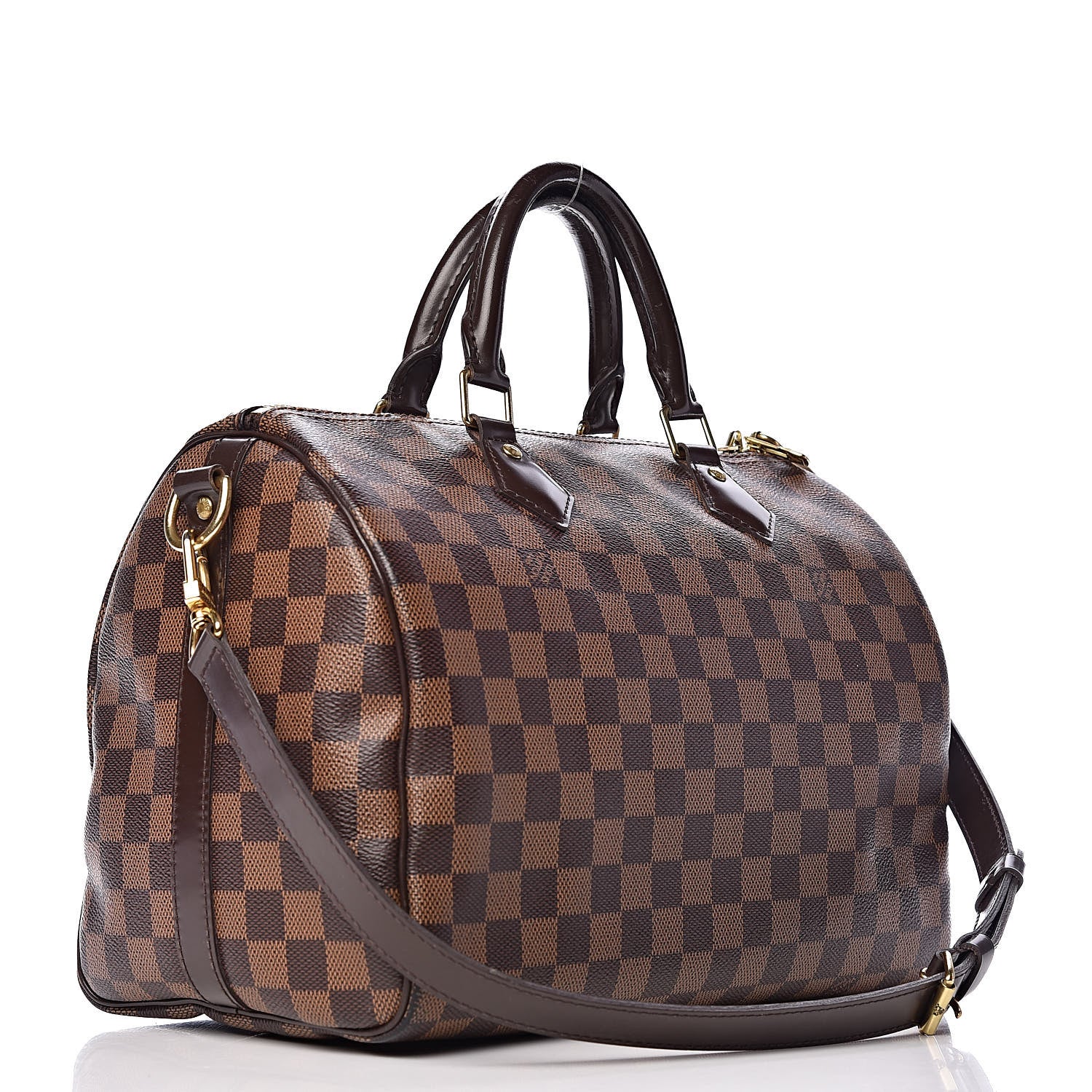 Louis Vuitton Damier Ebene Speedy Bandouliere 30 3 of 17