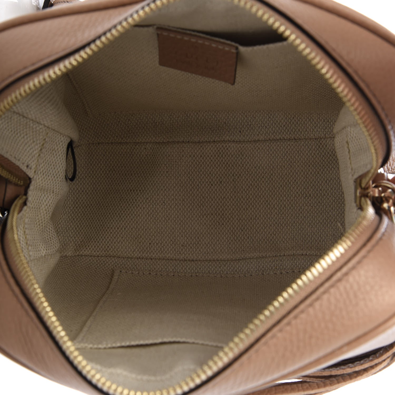 Gucci Pebbled Calfskin Small Soho Disco Bag Camelia 5 of 10