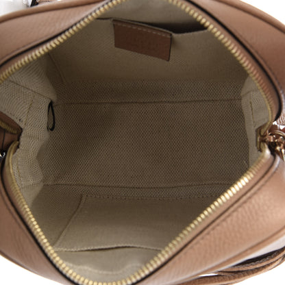 Gucci Pebbled Calfskin Small Soho Disco Bag Camelia 5 of 10