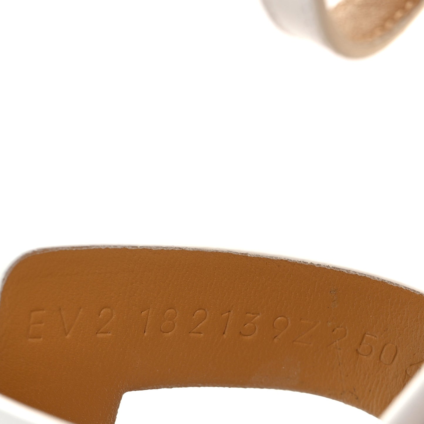 Calfskin Santorini Sandals 38 White