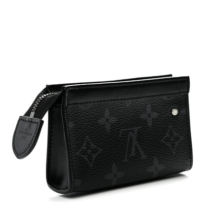 Louis Vuitton Monogram Eclipse Key Pouch Voyage 3 of 8