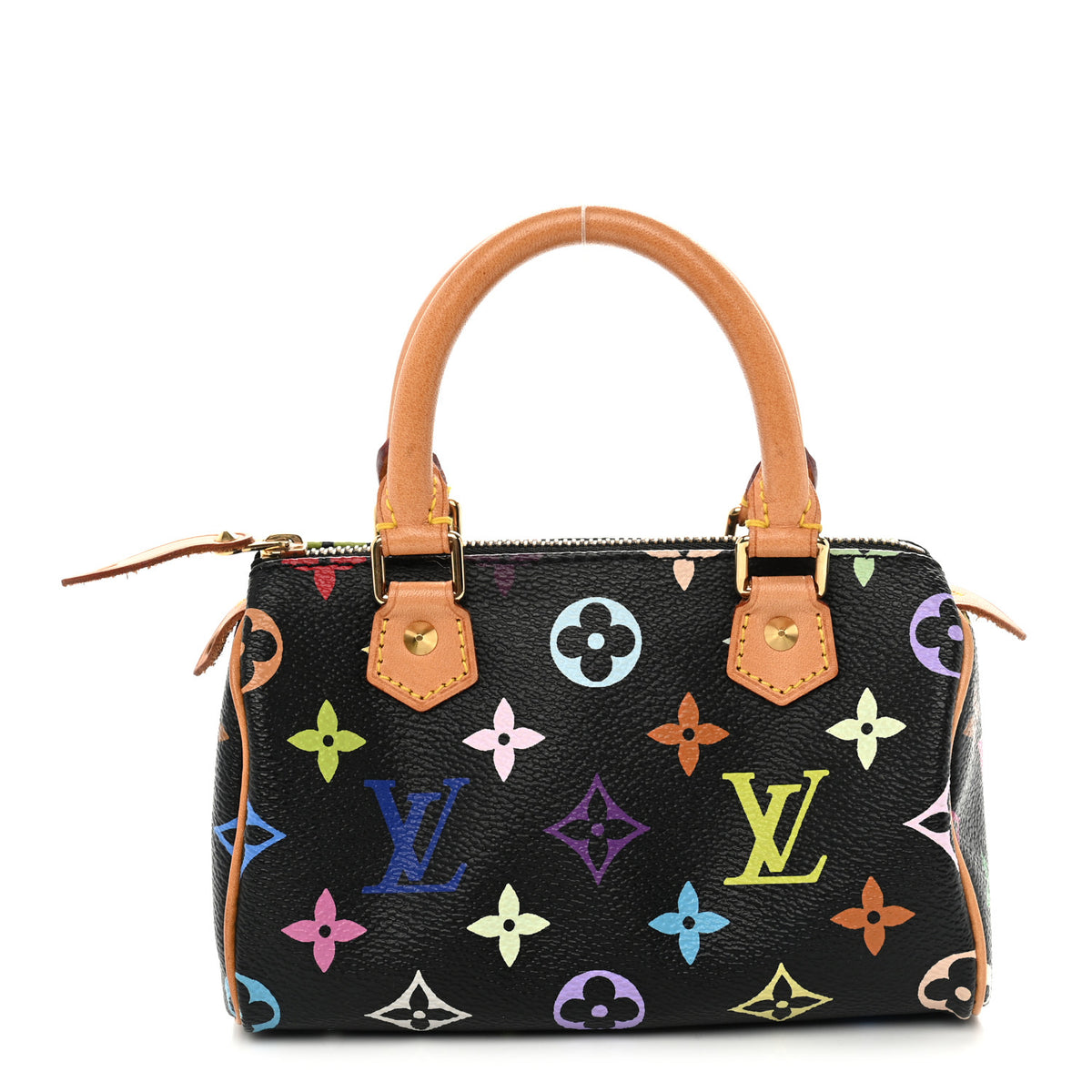 Louis Vuitton Monogram Multicolor Mini Sac HL Speedy Black 1 of 10