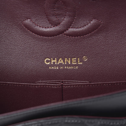 Chanel Lambskin Quilted Medium Double Flap Black 6 of 14