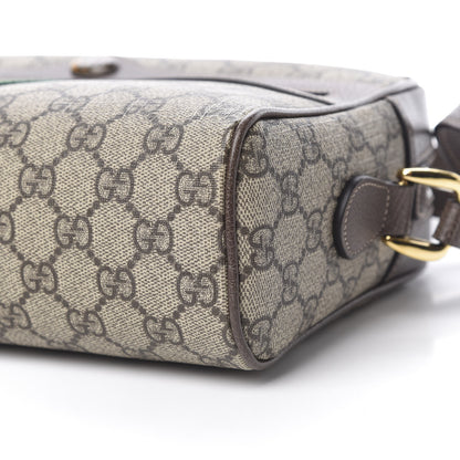 Gucci GG Supreme Monogram Web Small Ophidia Shoulder Bag Brown 10 of 10