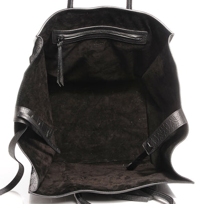 Celine Crocodile Embossed Large Phantom Luggage Black 7 of 8