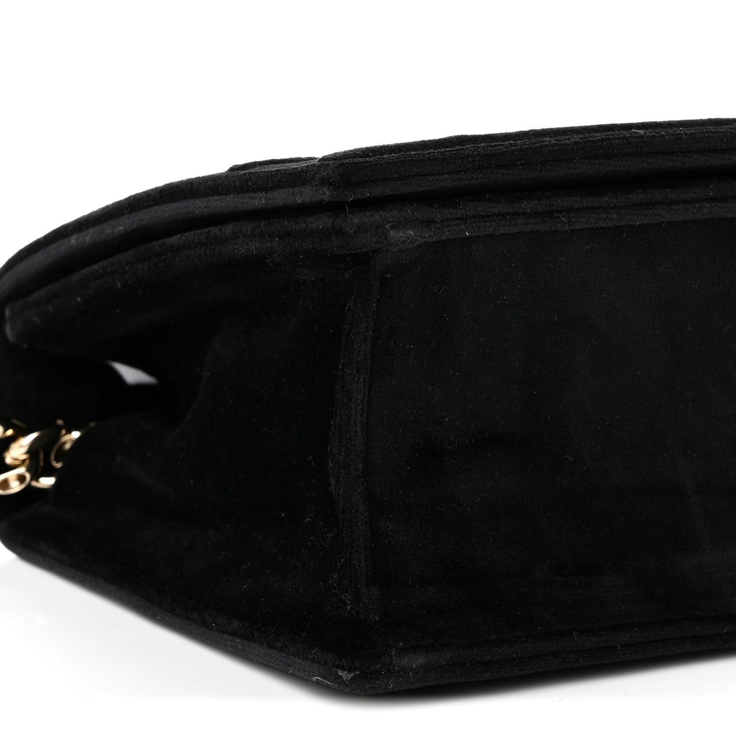 Christian Dior Velvet Small Diorama Flap Bag Black 8 of 9