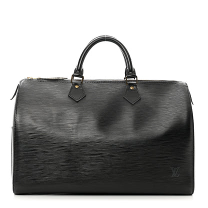 Louis Vuitton Epi Speedy 35 Black 1 of 10