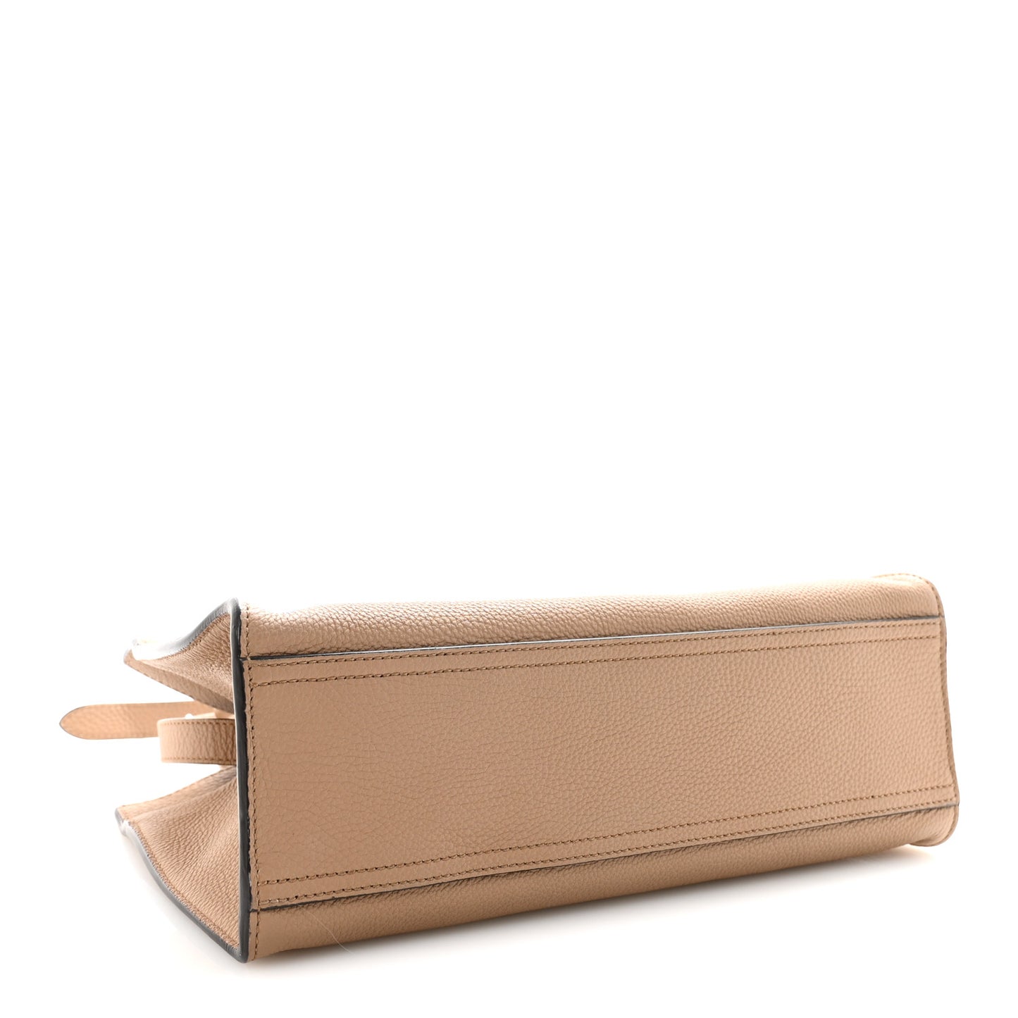 Soft Calfskin Small Jackie Top Handle Bag Taupe