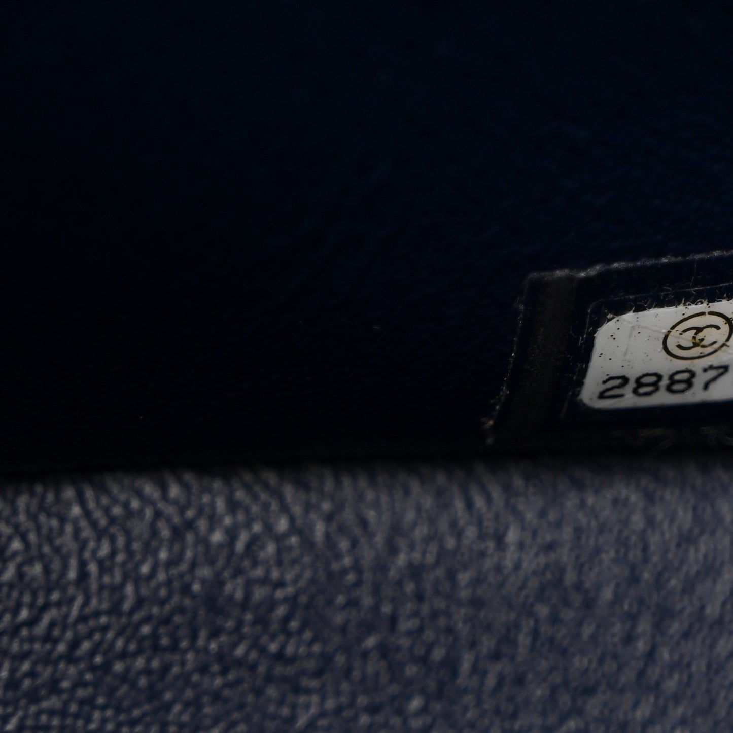 Caviar Quilted Jumbo Double Flap Navy Blue