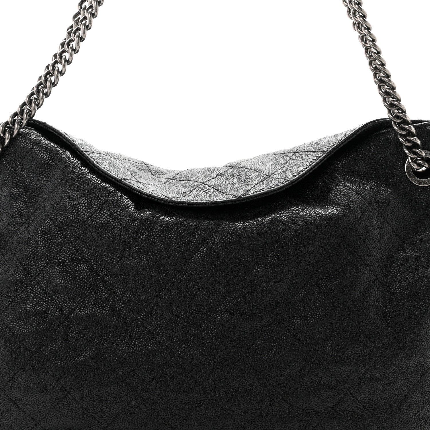 Chanel Caviar Quilted Simply CC Hobo Black 7 of 9