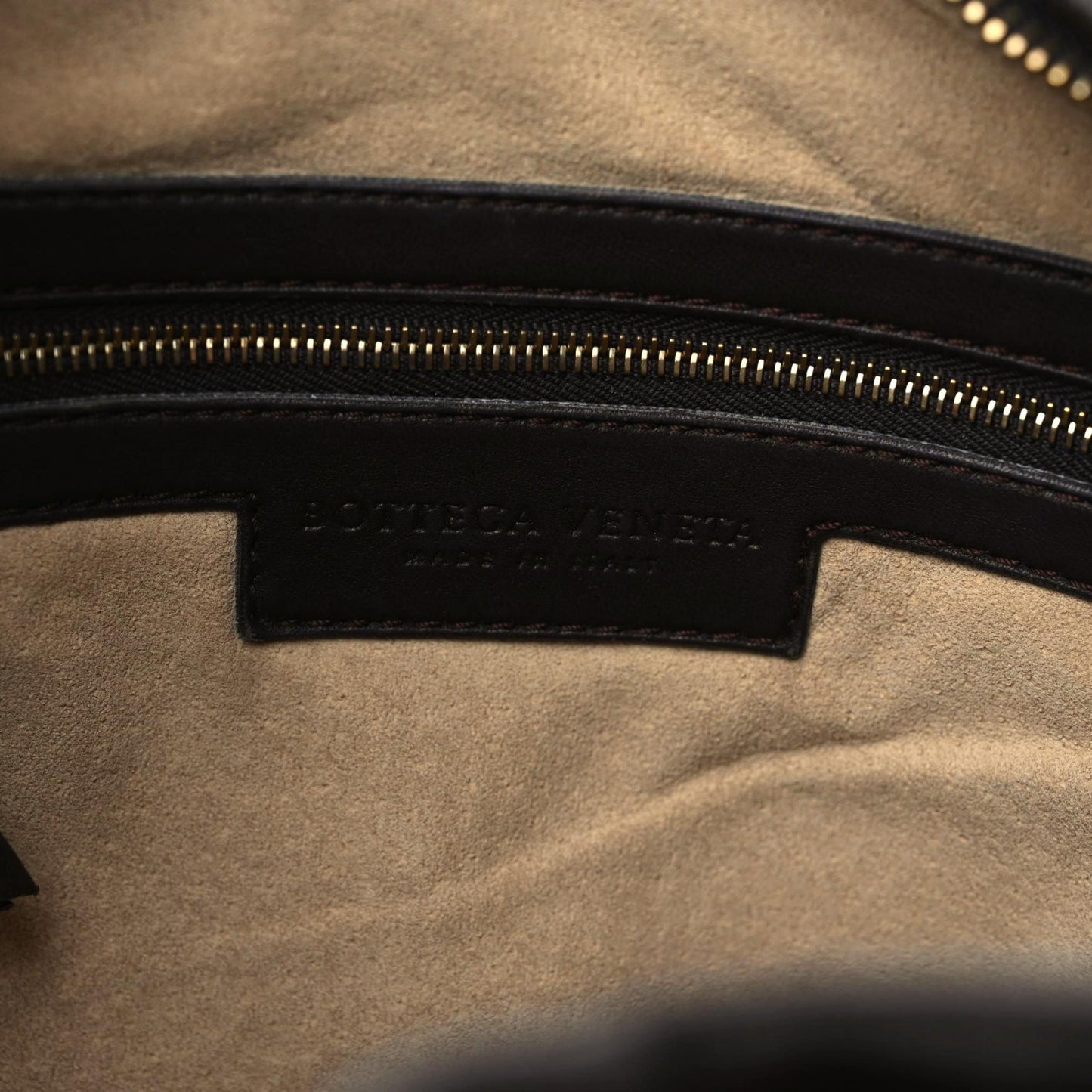 Nappa Intrecciato Large Veneta Hobo Ebano