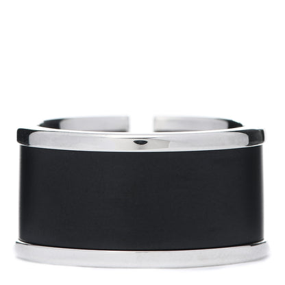 Tiffany Sterling Silver Black Ceramic T Cutout Ring 52 6 3 of 6