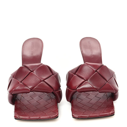 Bottega Veneta Nappa Maxi Intrecciato Lido 90mm Mule Sandals 40 Barolo 3 of 8