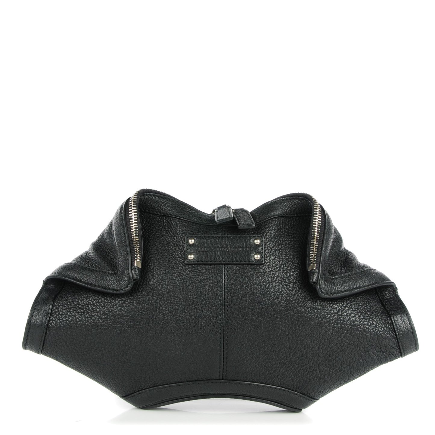 Calfskin De Manta Clutch Black